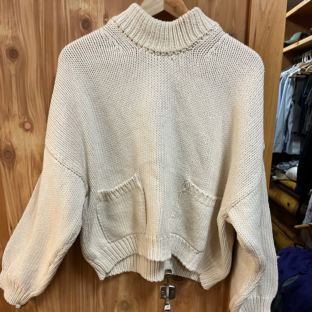 NWOT Babba no 20 cream sweater, like new no signs of wear